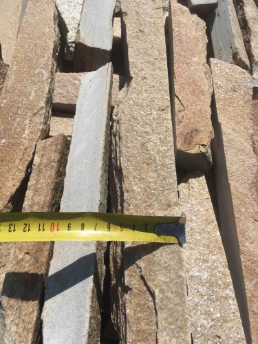 Горбушка златолит золотистый для облицовки купить в Дедовске