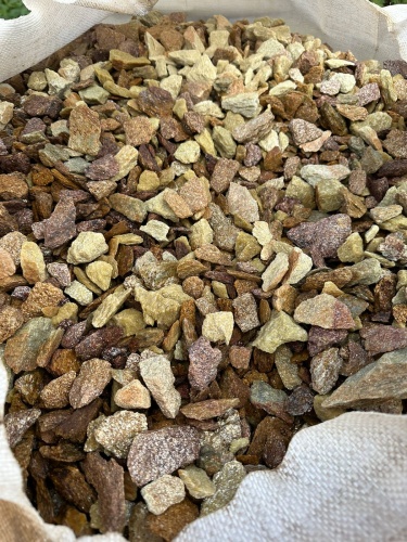 Златолит персиковый декоративная каменная крошка купить в Дедовске