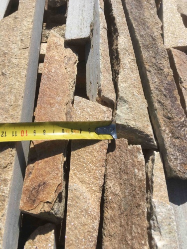 Горбушка златолит золотистый для облицовки купить в Дедовске