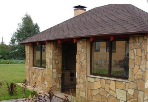 Плитняк златолит жёлтый золотистый для фасада 1,5-3см купить в Дедовске