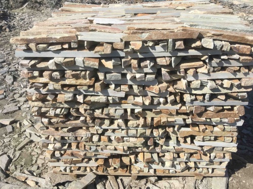 Горбушка златолит золотистый для облицовки купить в Дедовске