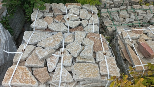 Гранитный плитняк галтованный для парковки купить в Дедовске