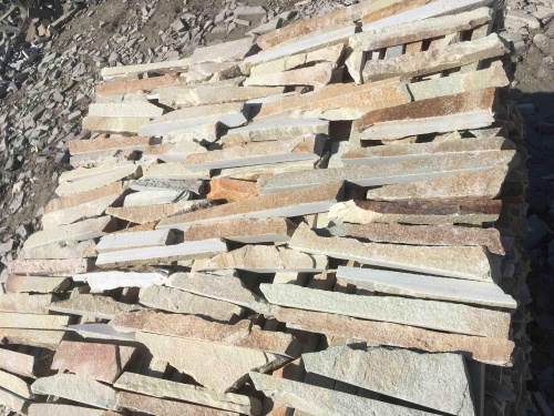 Горбушка златолит золотистый для облицовки купить в Дедовске