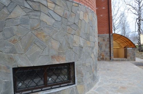 Плитняк златолит Уральский  для фасада купить в Дедовске