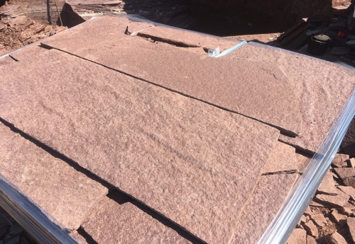 Плитняк лемезит бордовый для ступеней 20-25 мм купить в Дедовске